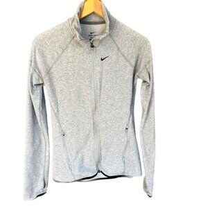 Nike Gray/Black Zip Up S